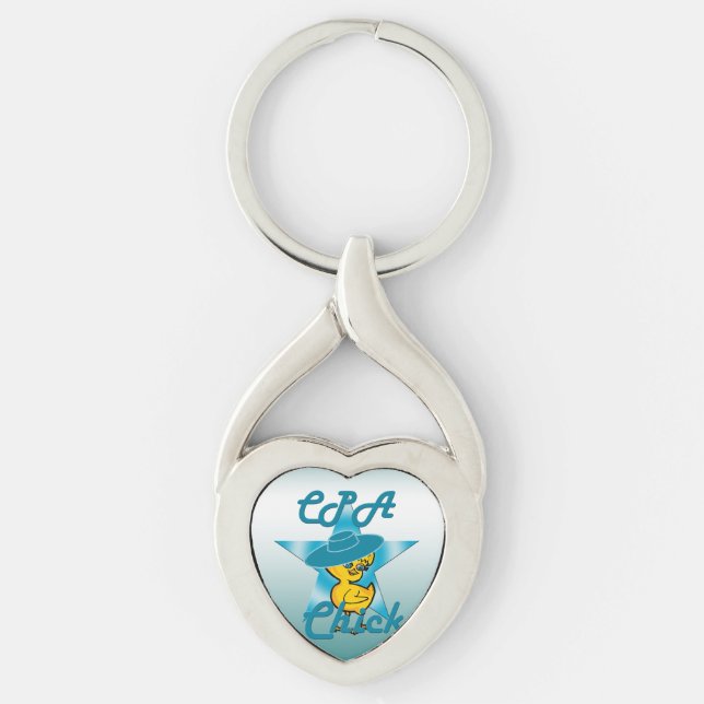 CPA Chick #7 Key Ring (Front)