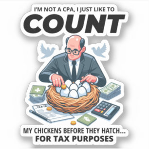 CPA Chick Counter: Humourous Tax Season Nesting Fu