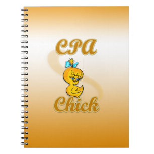 CPA Chick Spiral Notebook