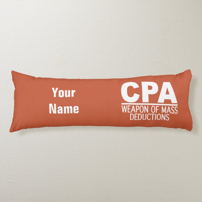 CPA custom colour & name body cushion (Front)