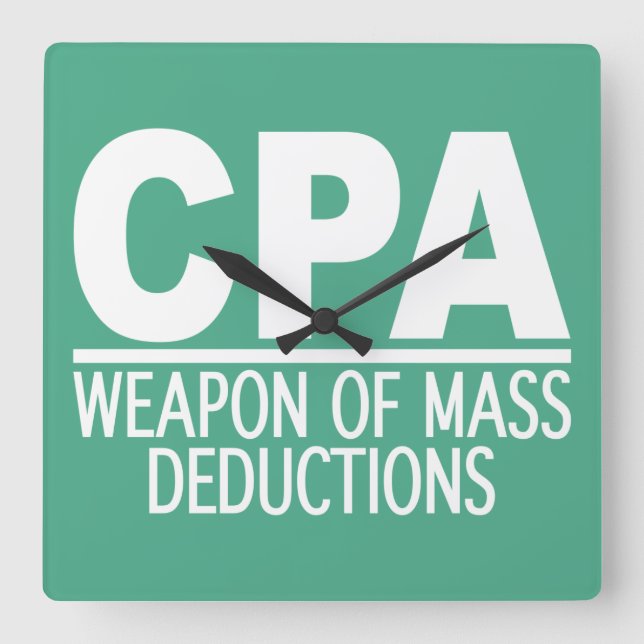 CPA custom colour wall clock (Front)