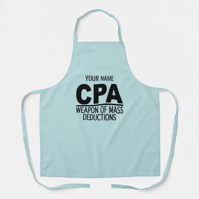 CPA custom name & colour Apron (Front)