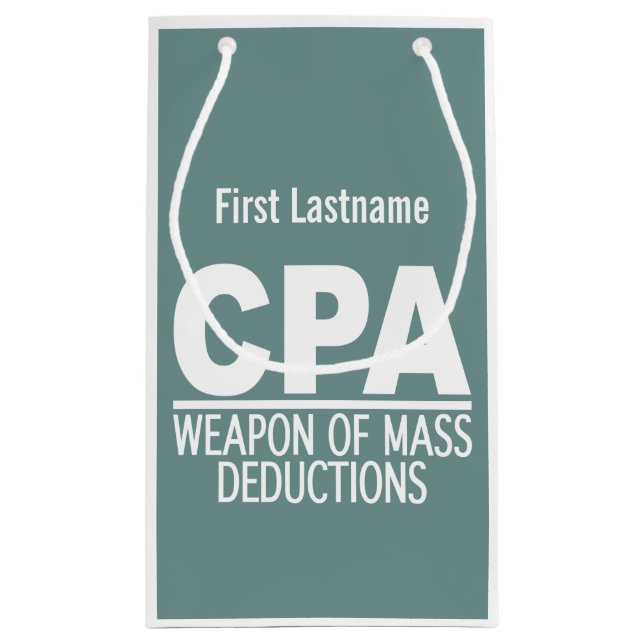 CPA custom name & colour gift bags (Back)