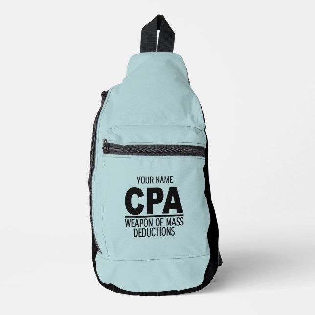 CPA custom name & colour Sling Bag (Front)