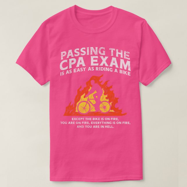 Cpa Exam T-Shirt (Design Front)