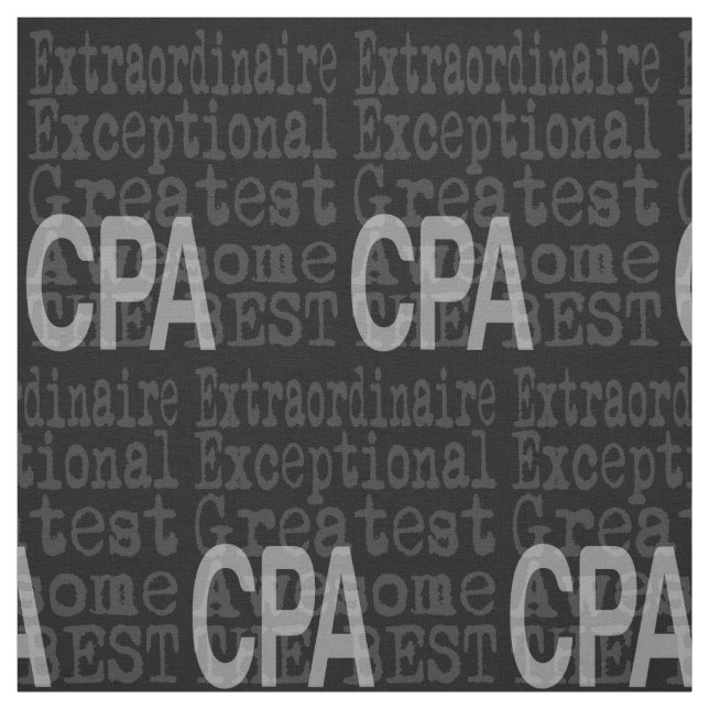 CPA Extraordinaire Fabric (Swatch)