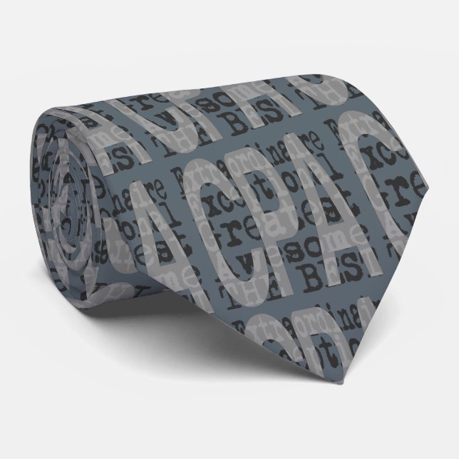 CPA Extraordinaire Tie (Rolled)