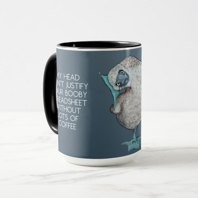 CPA My Head Mug with Blue-footed Bird (Front Left)