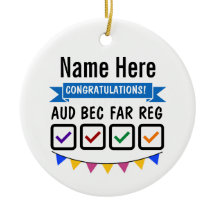 CPA Ornament Personalised Gift for CPA Exams