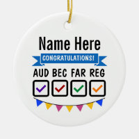CPA Ornament Personalised Gift for CPA Exams