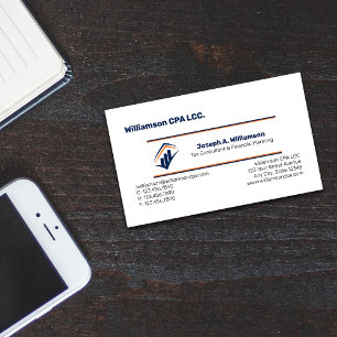 CPA Tax Accountant Professional Business Card