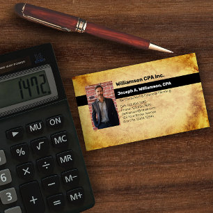 CPA Tax Accountant Professional Business Card