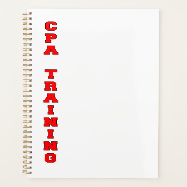 CPA Training Planner (Front)