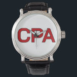 Cpa Watch<br><div class="desc">custom CPA watch,  personalised accountant watch,  CPA logo wristwatch,  financial advisor watch,  tax consultant watch,  professional CPA watch,  accounting firm watch,  CPA branded watch,  elegant CPA wristwatch,  unique CPA watch, </div>