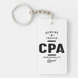 CPA Work Job Title Gift Key Ring
