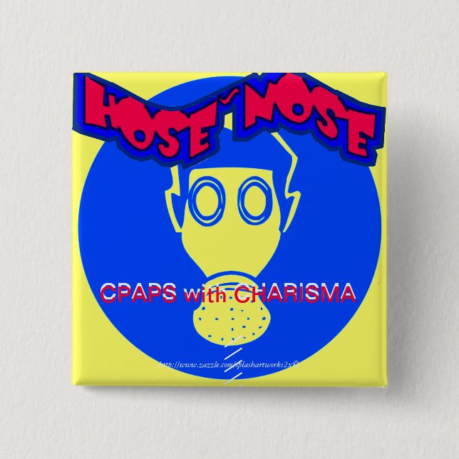 "CPAPS with CHARISMA!" 15 Cm Square Badge (Front)