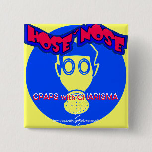 "CPAPS with CHARISMA!" 15 Cm Square Badge