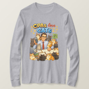 CPAs love Cats T-Shirt