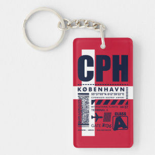 CPH Copenhagen Airport Key Ring