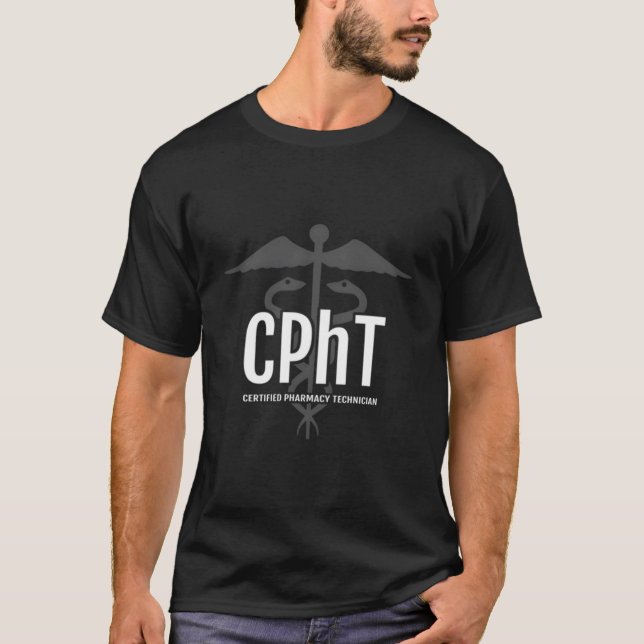 Cpht Certified Pharmacy Technician Frontback Profe T-Shirt (Front)