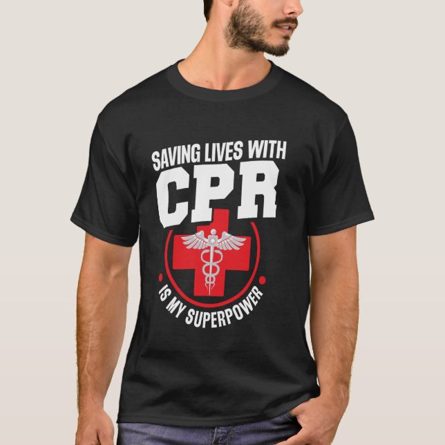 CPR Breathing Barrier Pocket Mask CPR Manikin CPR  T-Shirt (Front)