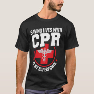 CPR Breathing Barrier Pocket Mask CPR Manikin CPR  T-Shirt