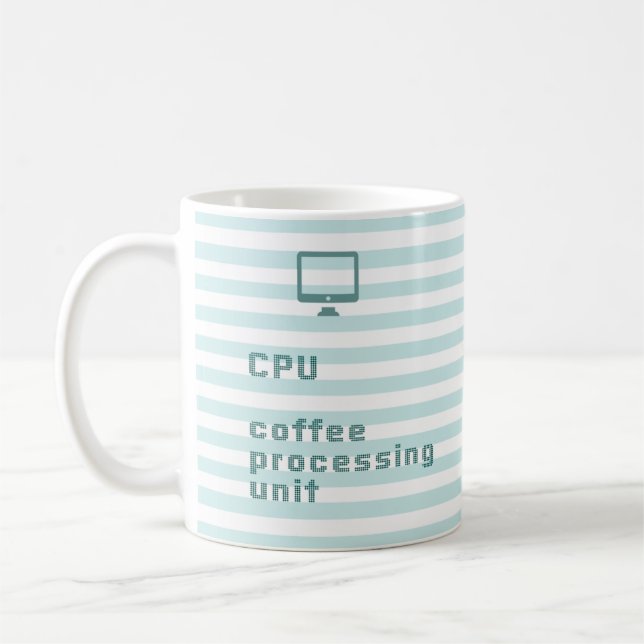 CPU Coffee Processing Unit Coffee Mug (Left)