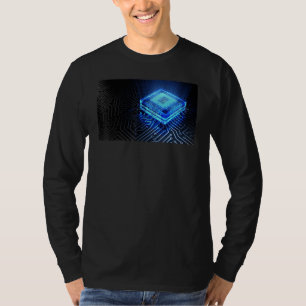 Cpu Gamer Nerd Computer Chip Computer Scientist Pc T-Shirt