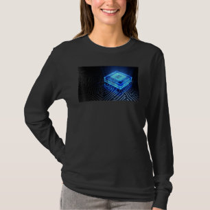 Cpu Gamer Nerd Computer Chip Computer Scientist Pc T-Shirt