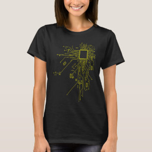 CPU Technology Nerd Computer Chip Informative Prog T-Shirt
