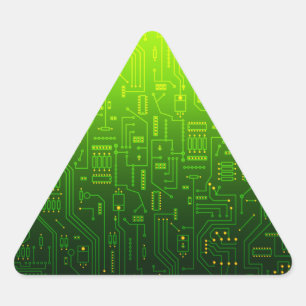 cpu triangle triangle sticker