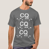 CQ CQ CQ Morse code Amateur Ham Radio clothing
