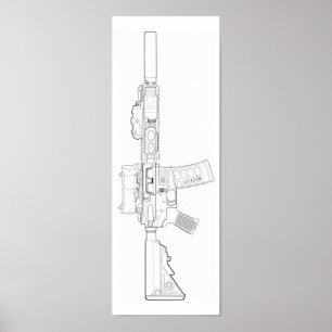 CQBR MK18 Mod 0 Poster