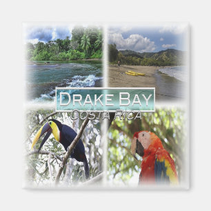 CR0020 America, Costa Rica, Fridge Magnet