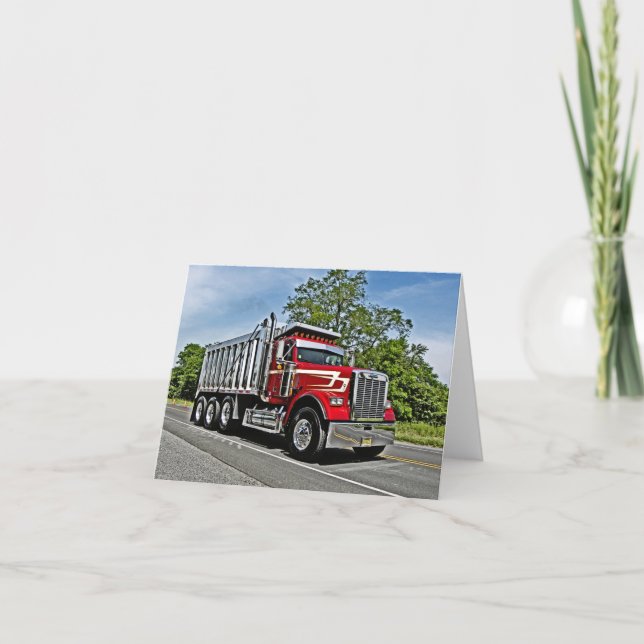 CRA Dump Truck Note Card (Front)
