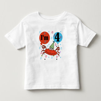 Crab 4th Birthday Tshirts and Gifts