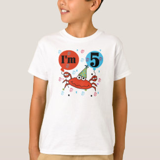 Crab 5th Birthday T-Shirt