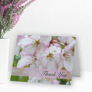 Crab Apple Blossoms Thank You for Your Sympathy Card