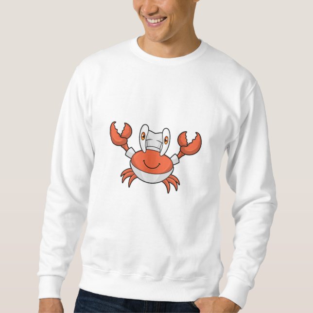 Crab as Cook with Cooking hat Sweatshirt (Front)
