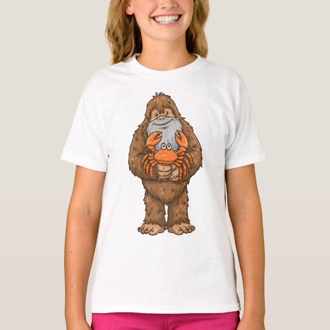 CRAB & BIGFOOT T-Shirt (Front)