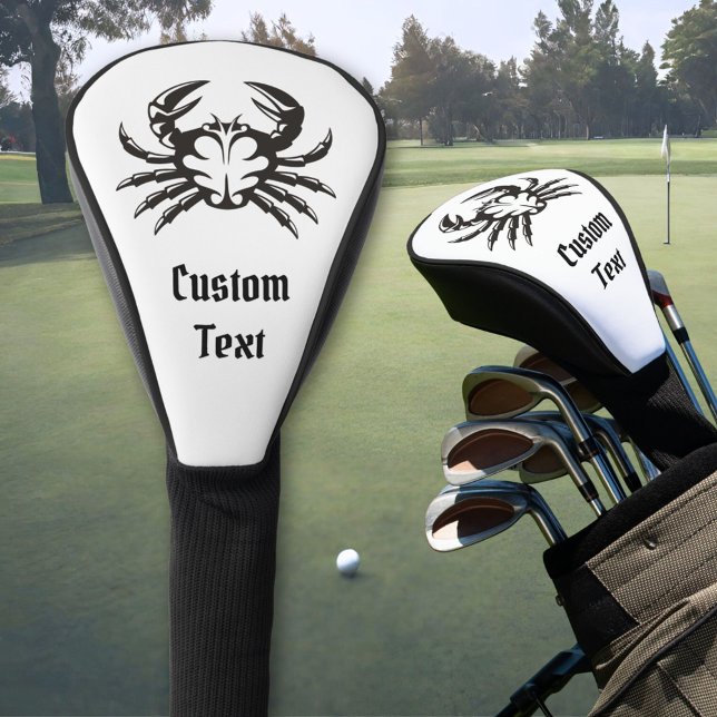 Crab Black Golf Head Cover (Creator Uploaded)
