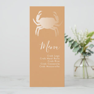 Crab Boil Nautical Beach Wedding Earthy Menu