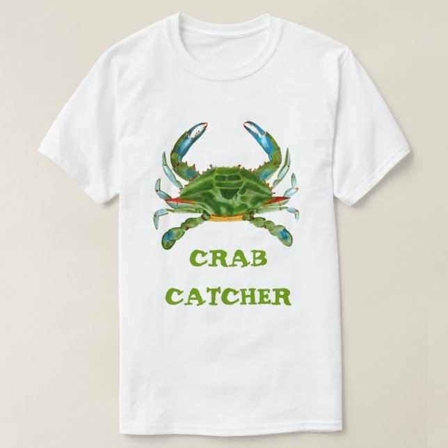 Crab Catcher T-Shirt (Design Front)