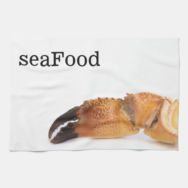 Crab claw tea towel (Horizontal)