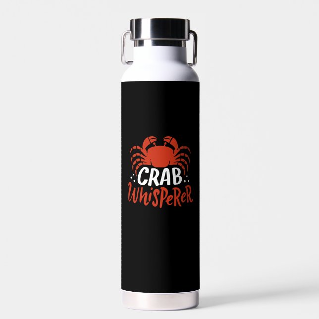 Crab - Crab Whisperer Water Bottle (Front)
