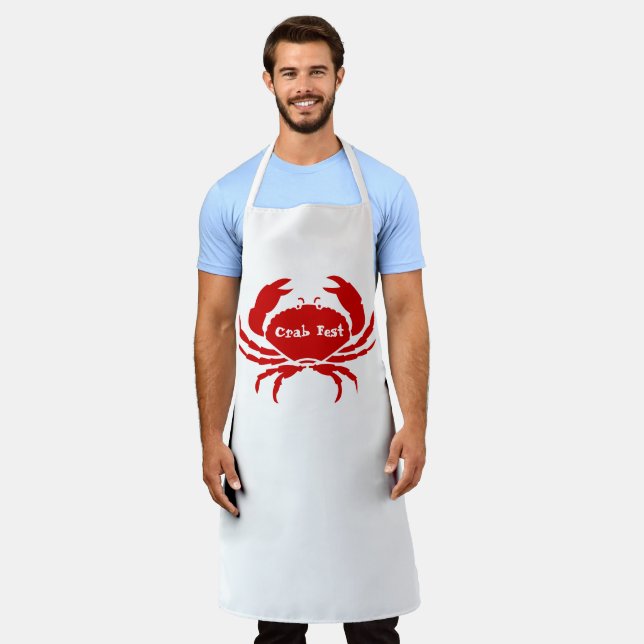 Crab Fest Apron (Worn)