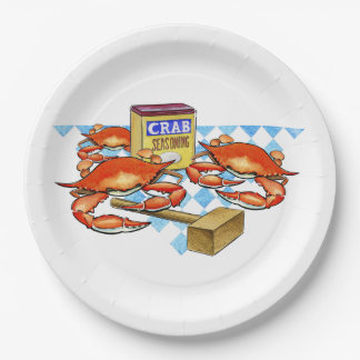 Crab Fest! Paper Plate