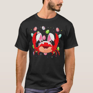 Crab Fish Easter Egg Funny Crab Easter Sunday T-Shirt