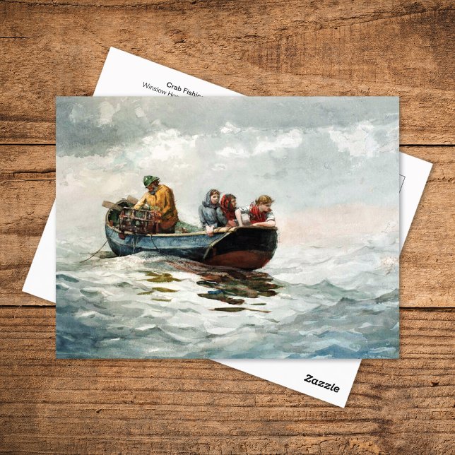 Crab Fishing Winslow Homer  Postcard (Creator Uploaded)