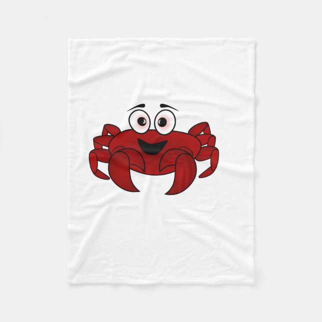 Crab Fleece Blanket (Front)